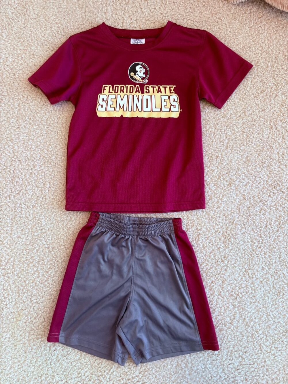 Florida State Seminoles 4T Shirt & Shorts Set | FSU Toddler 2-Piece Outfit